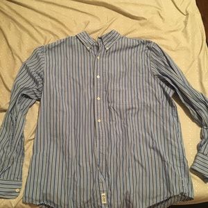 XL Blue Long Sleeve Button up